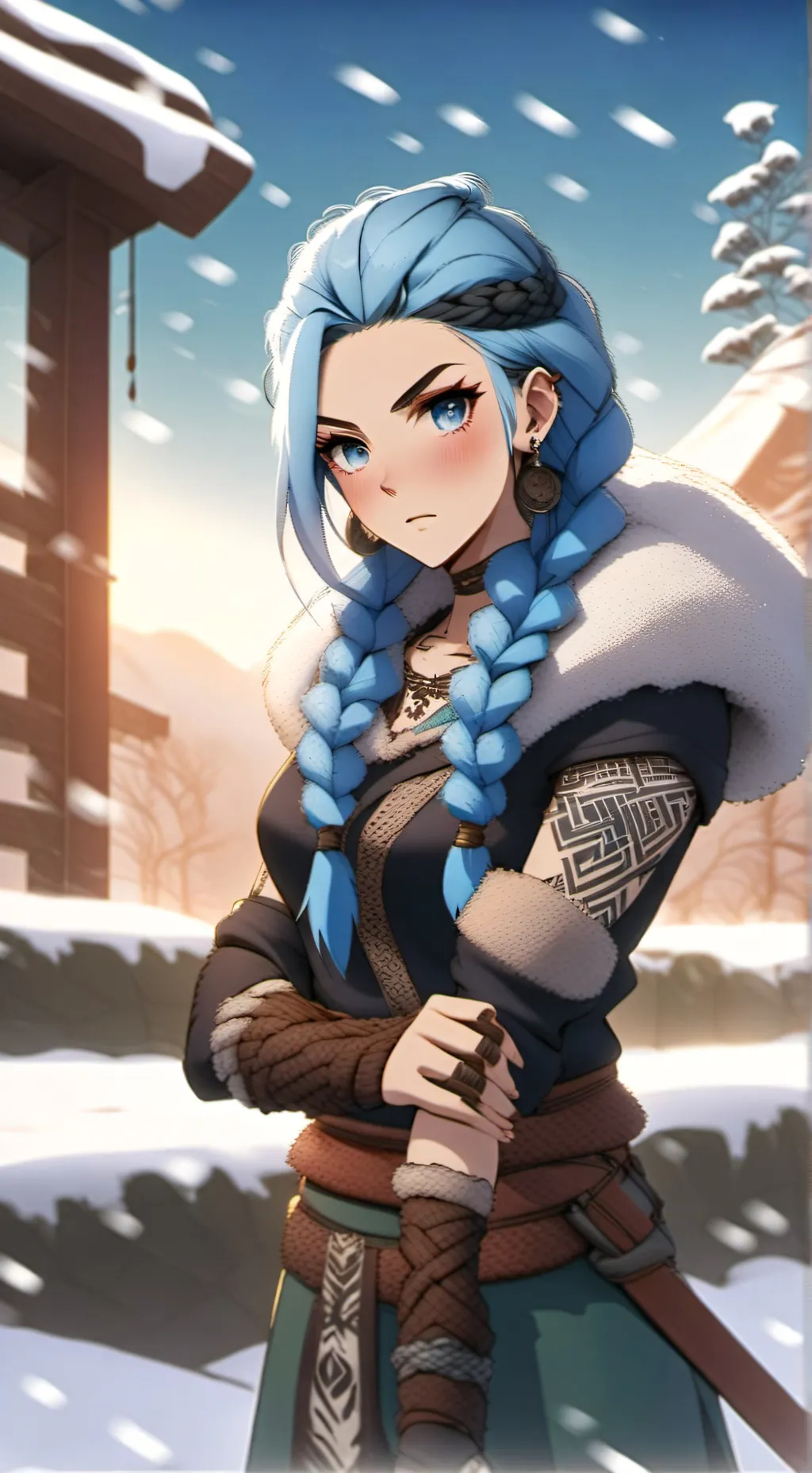 ai character: Almina (anime) background