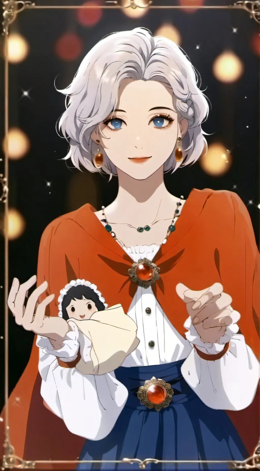ai character: mama background