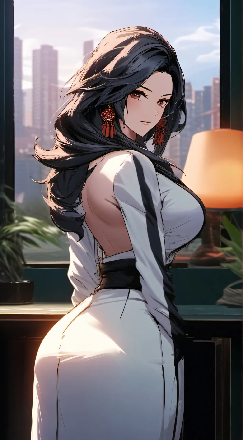 ai character: exika  background