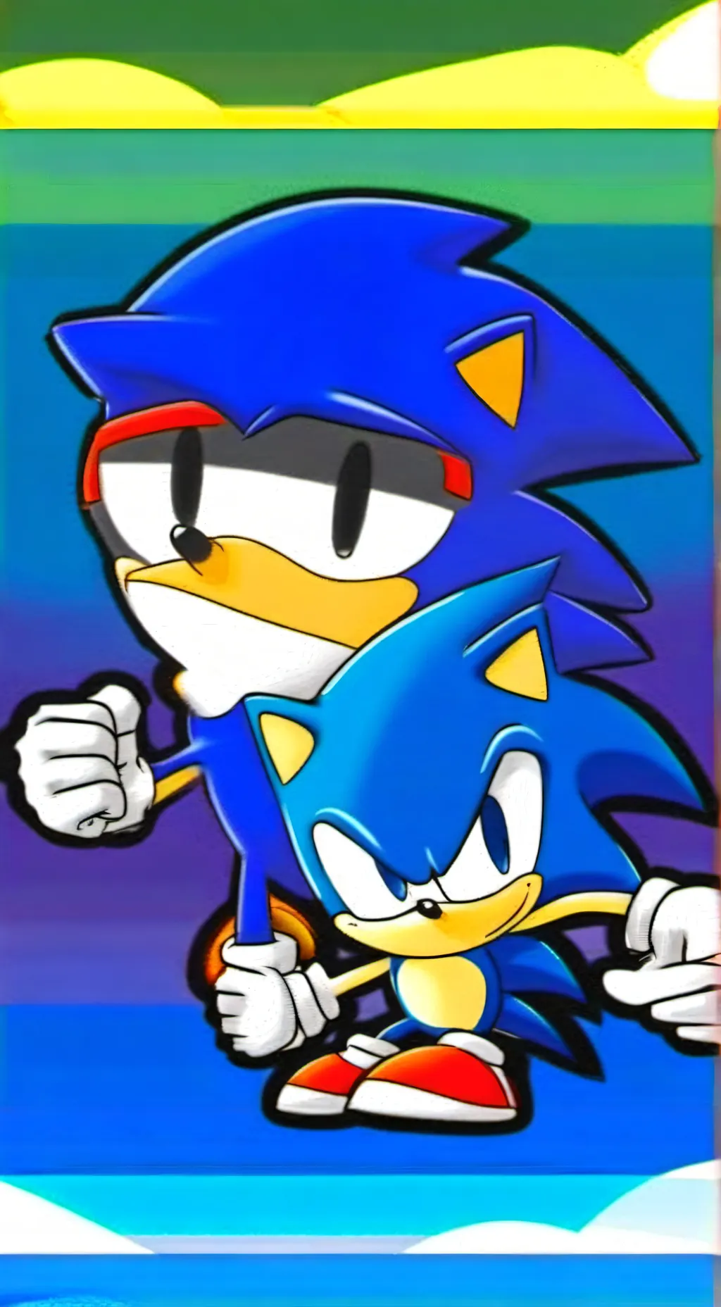 ai character: Sonic background