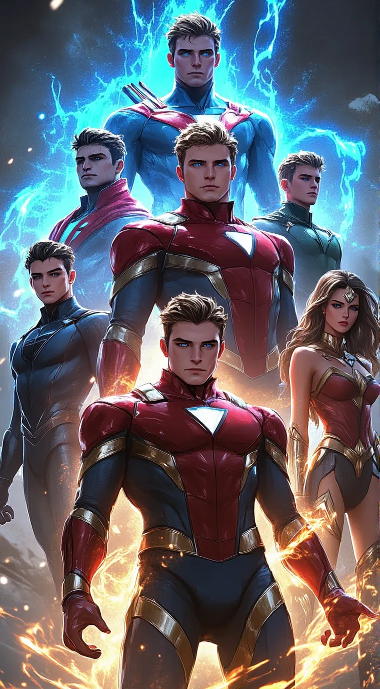 ai character: The Teen AV and JL background