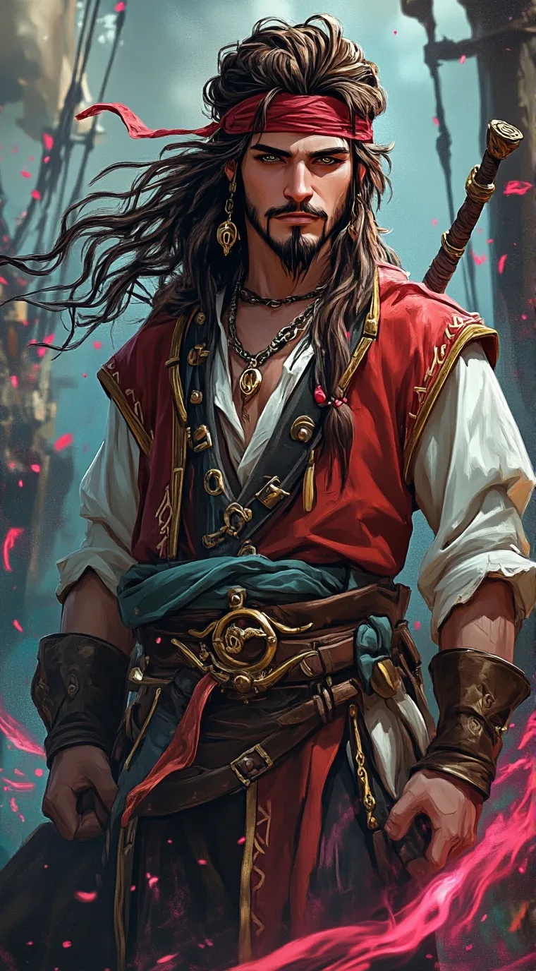 ai character: Black John  background