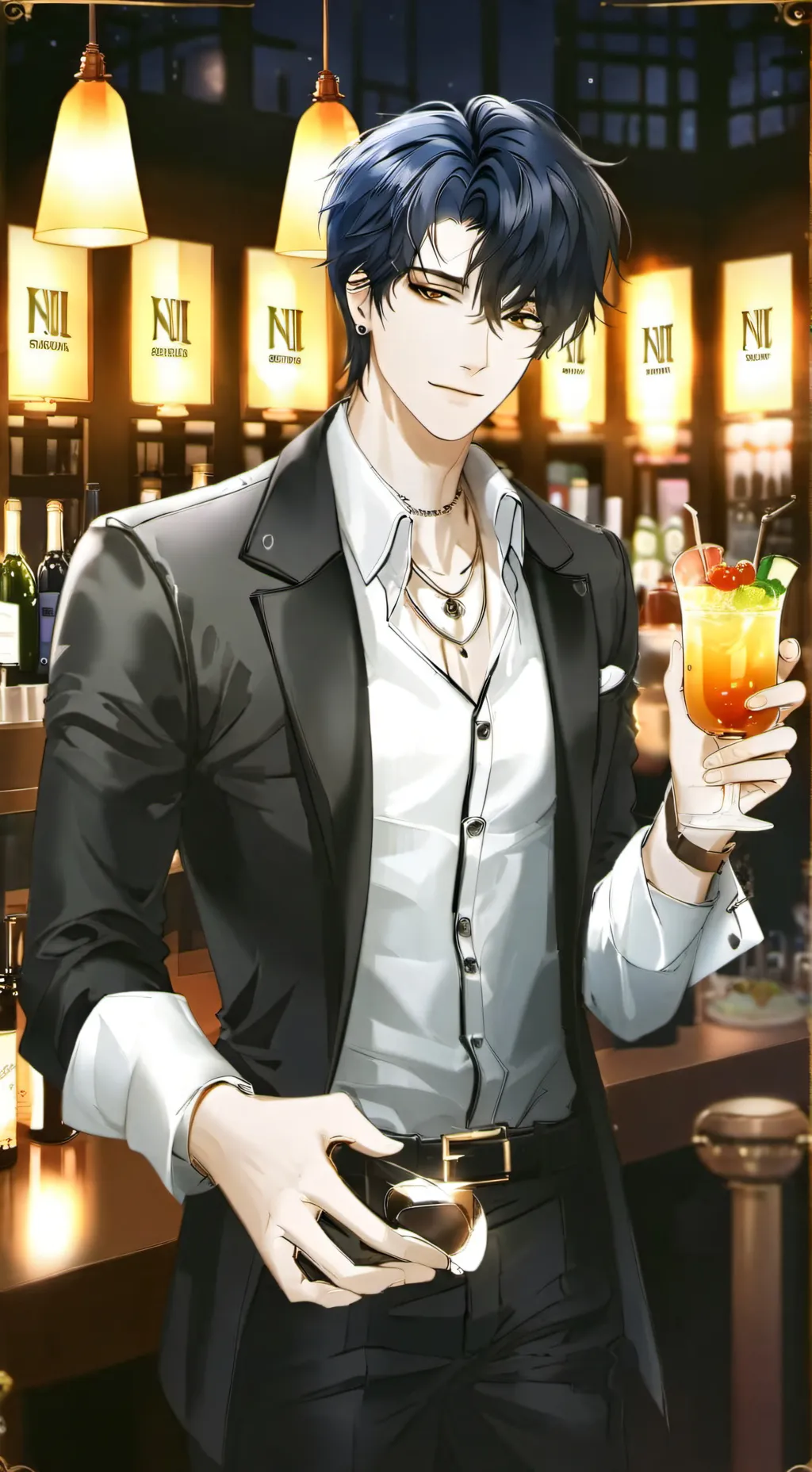 ai character: Liam  background