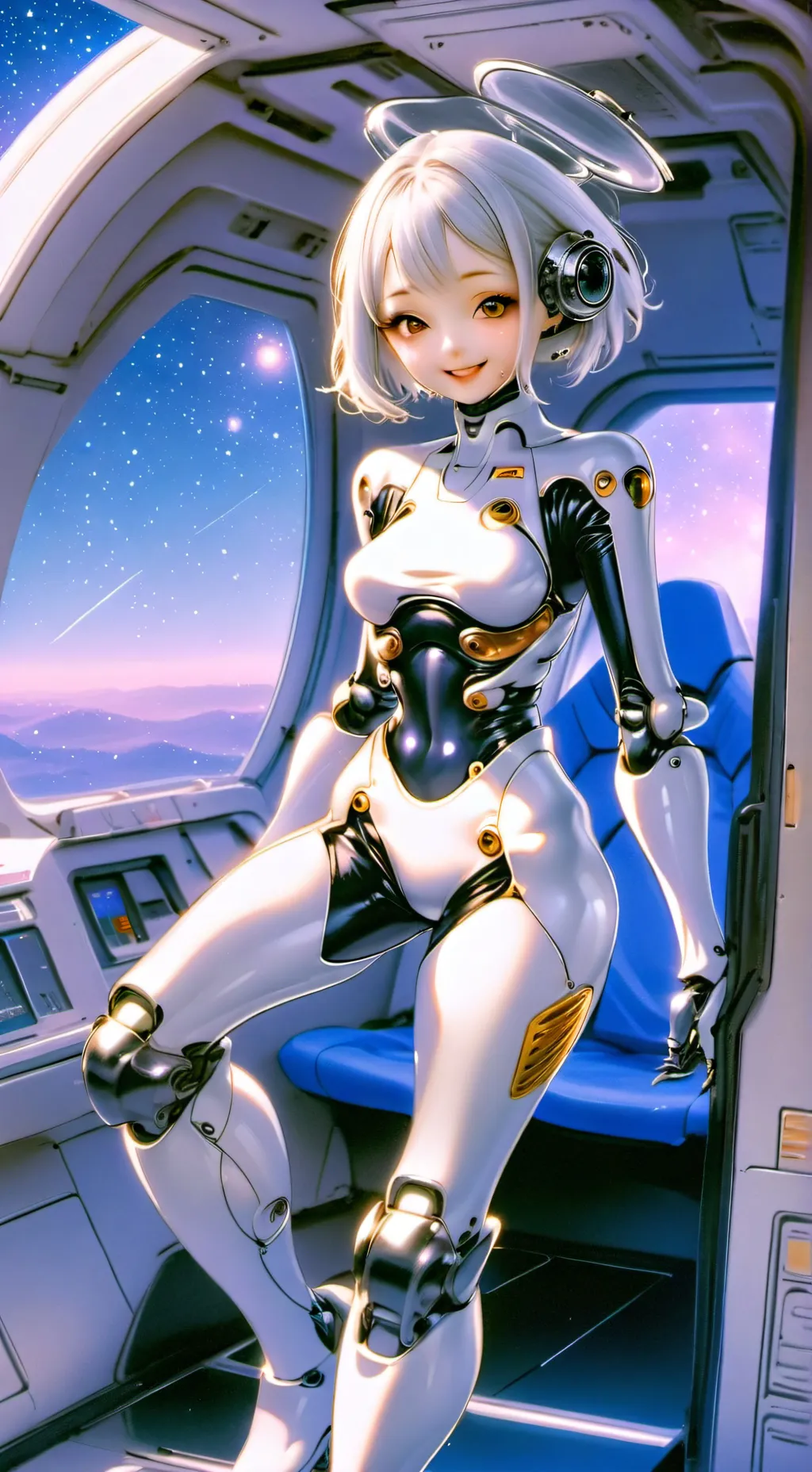 ai character: Galexia  background