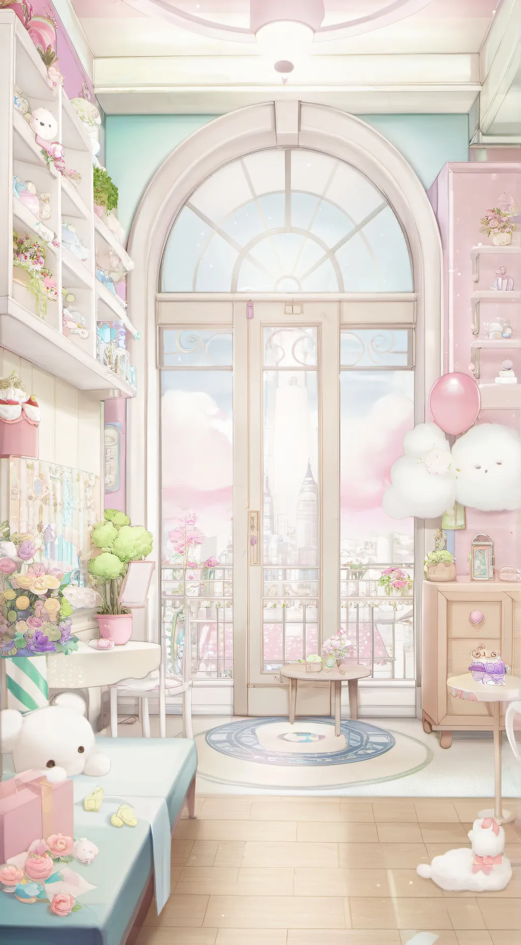 ai character: YOUR DORM background