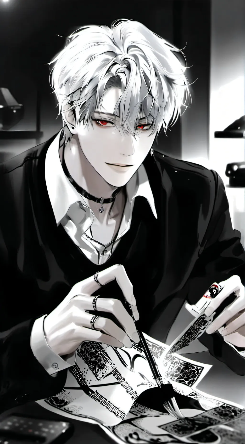 ai character: ♥︎Rio♥︎ background