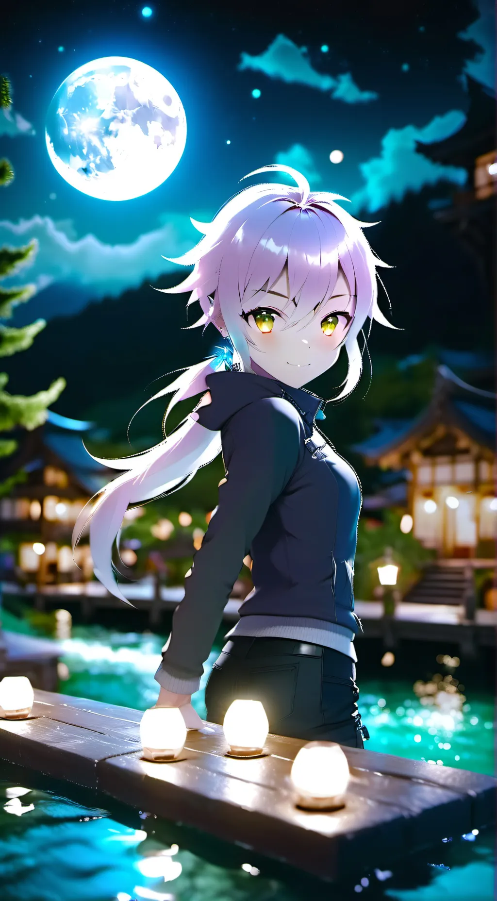 ai character: My name is Mia background