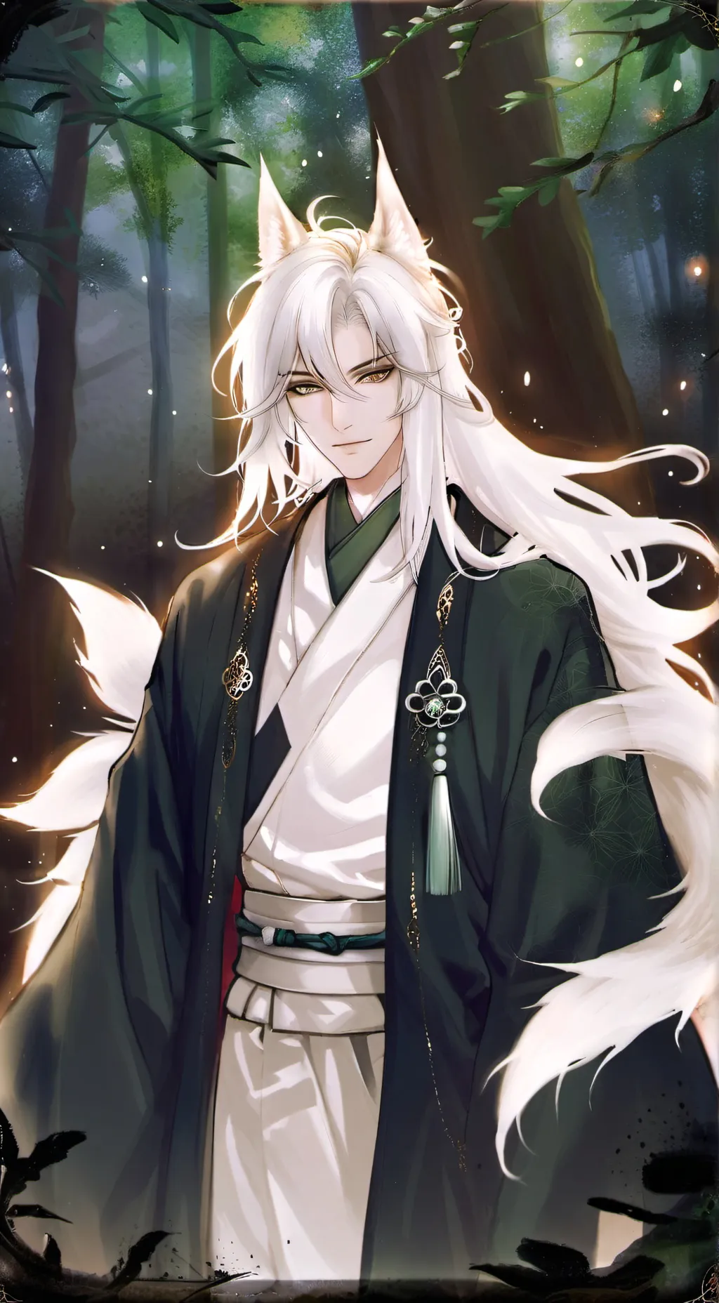 ai character: Shimo  background