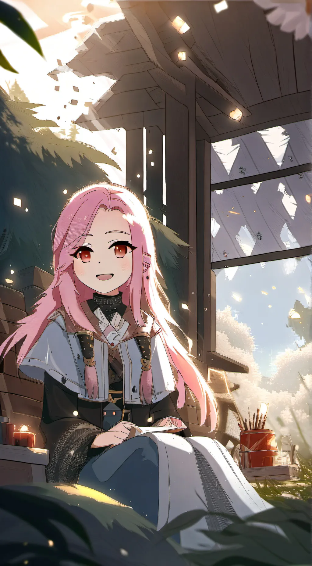 ai character: Emily je zusje ! background