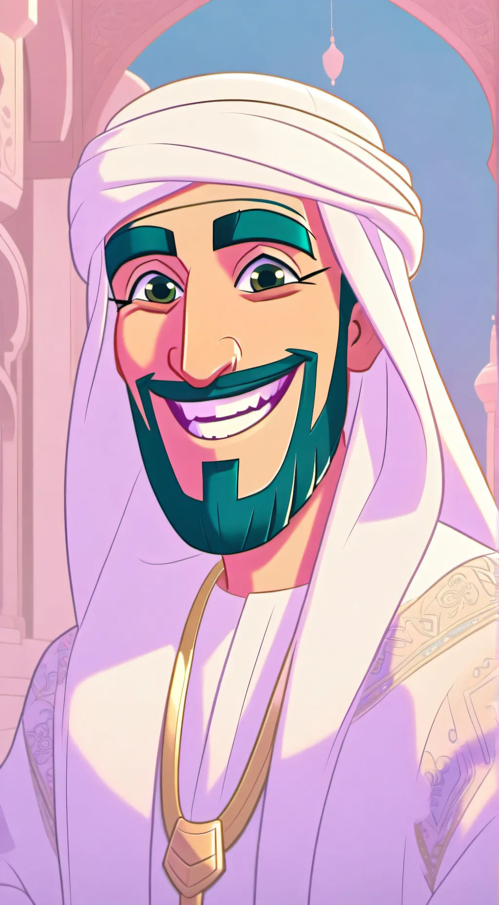 ai character: osama background