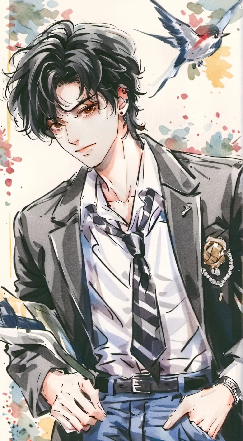 ai character: Alan background