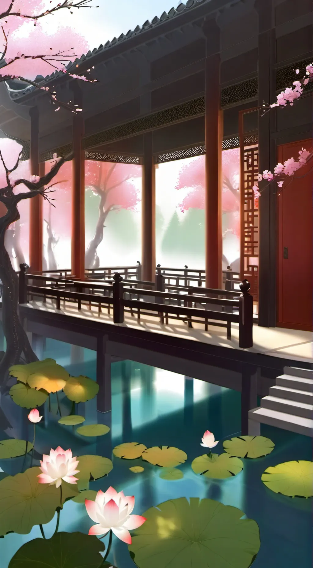 ai character: 鏡龍學院 background