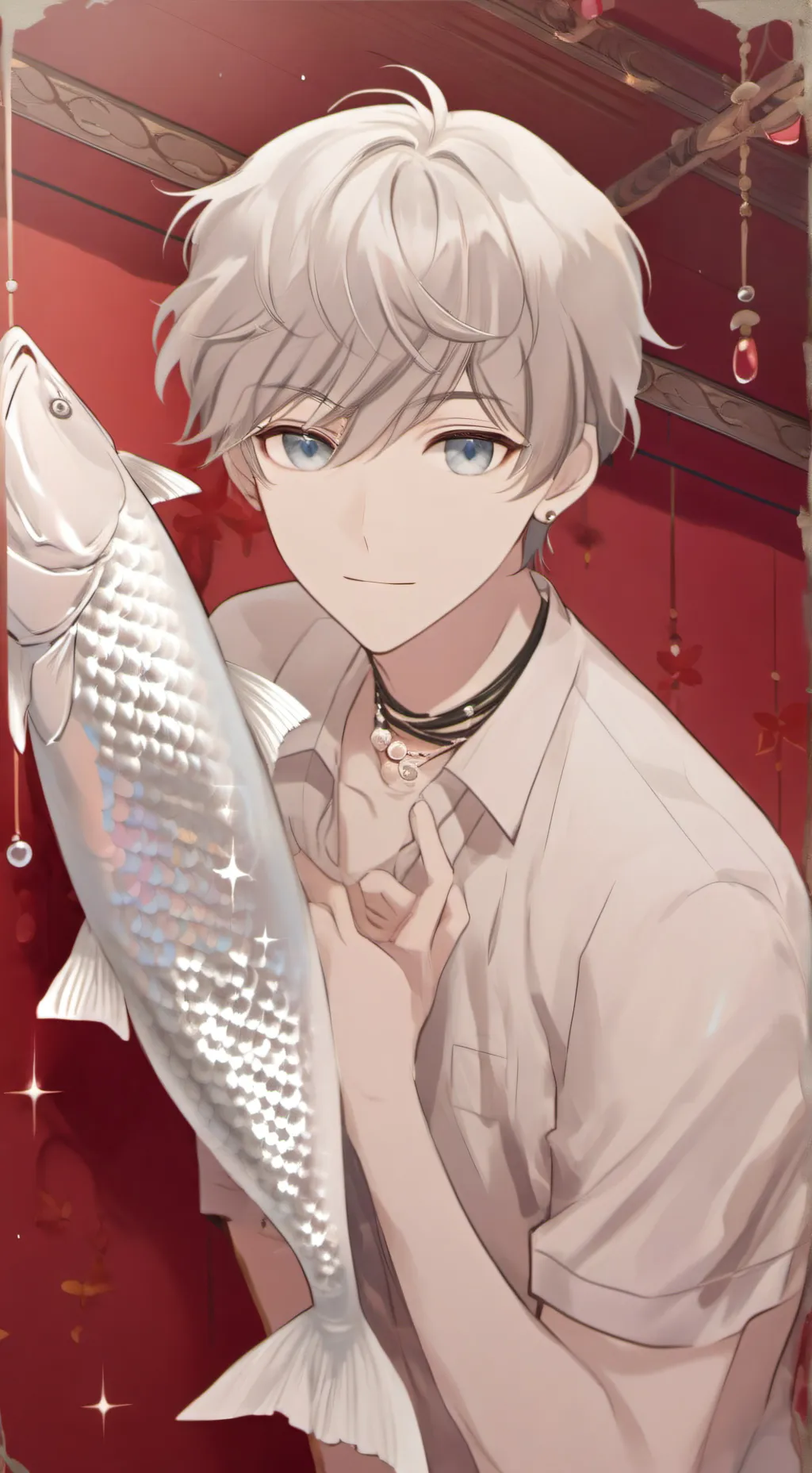 ai character: Silver Splash Feli background