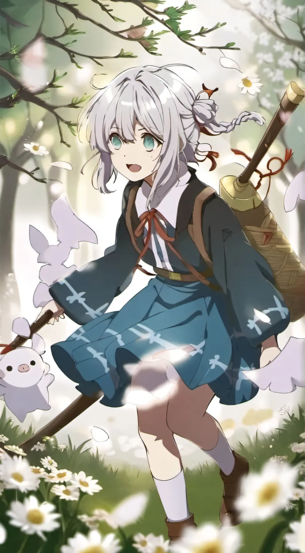 ai character: muichiro sister  background