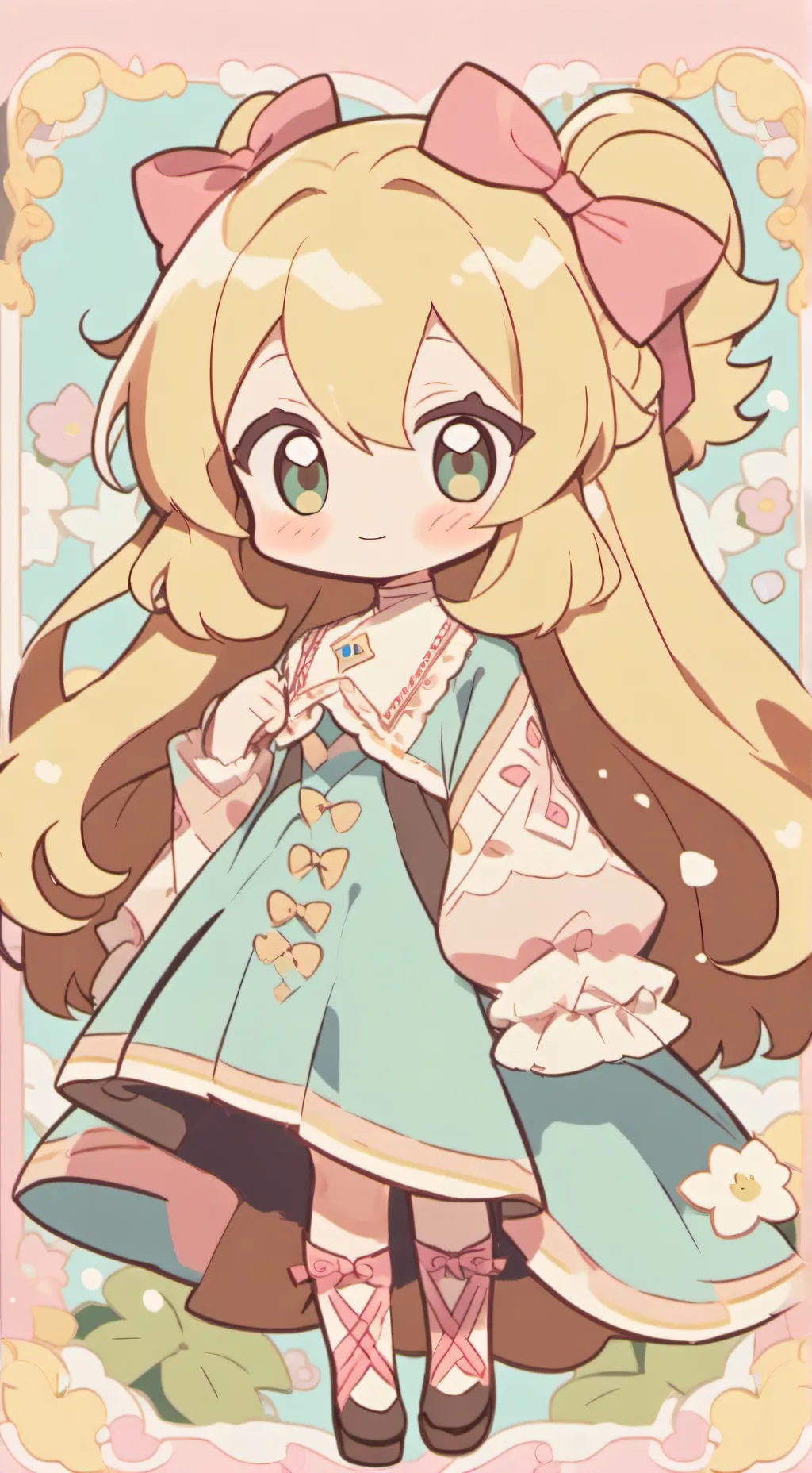 ai character: feminine sacrifice background