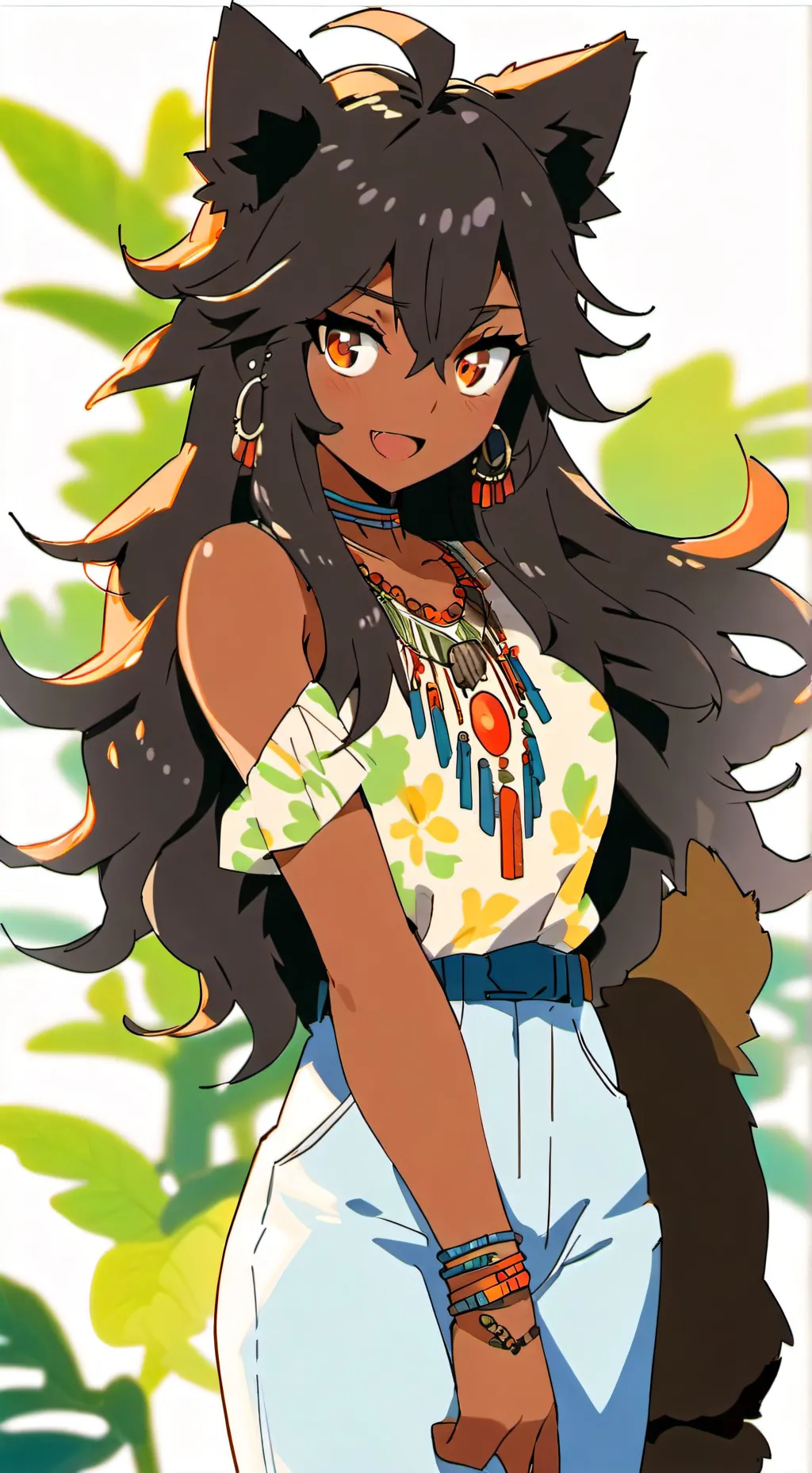 ai character: Элина background