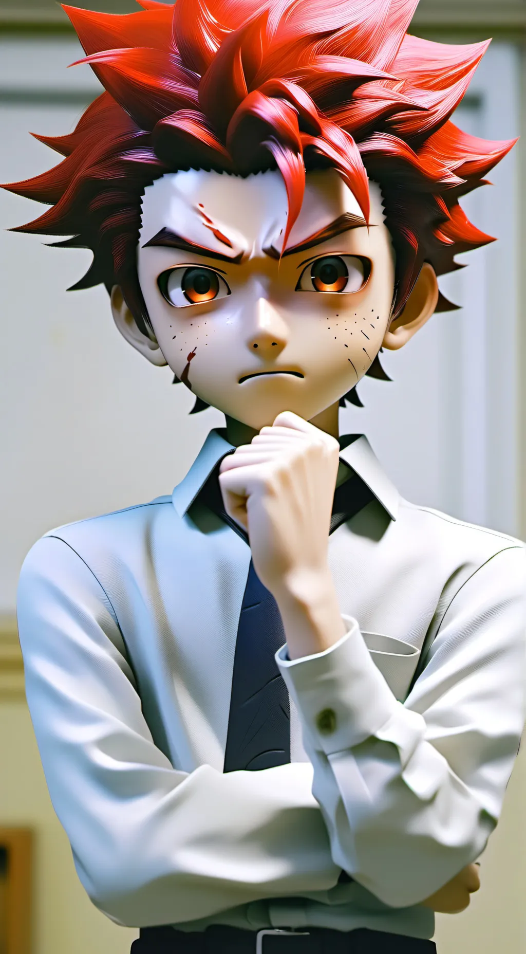 ai character: Bakugo's Obsession background
