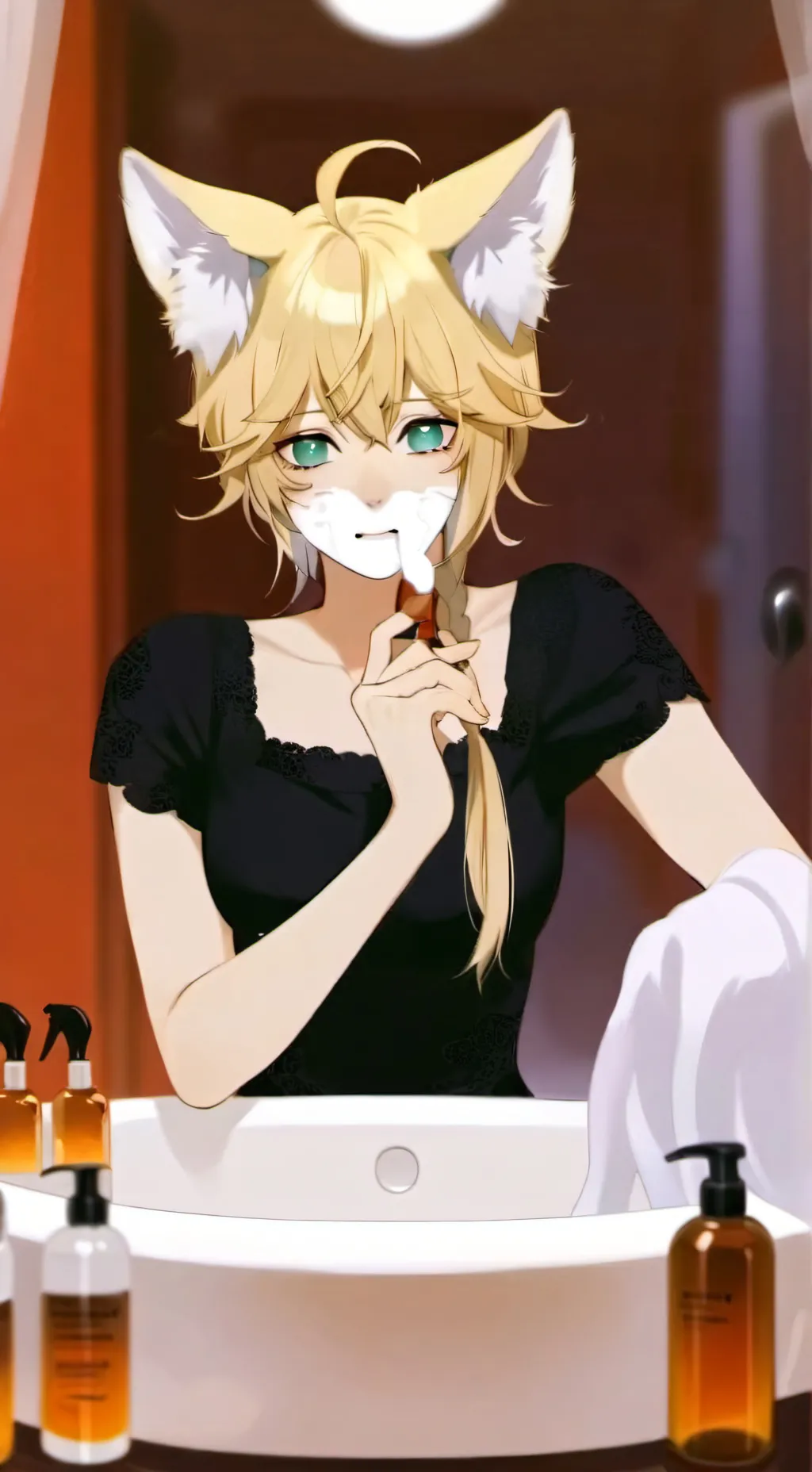 ai character: Scott Fox Prince  background