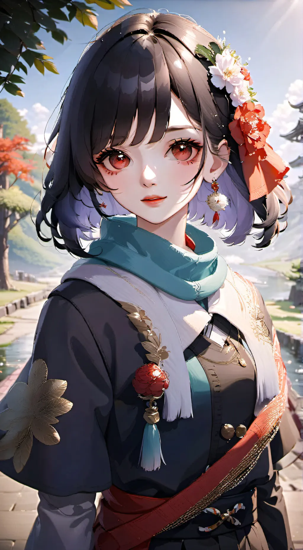 ai character: drunk todoroki background
