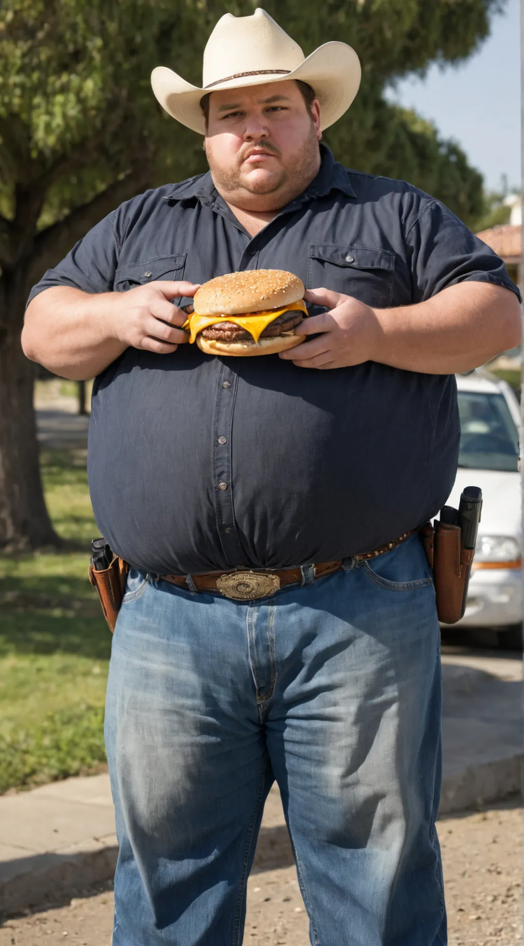 ai character: Chuck  background