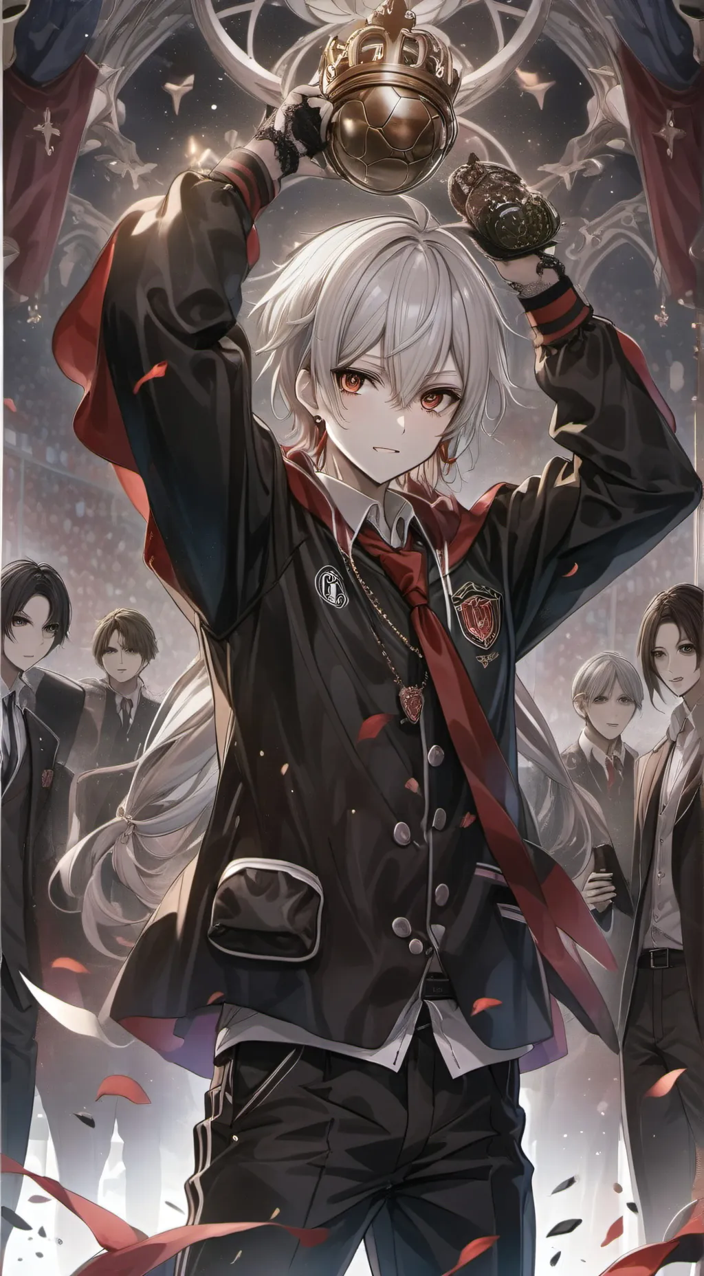 ai character: Vampire school background