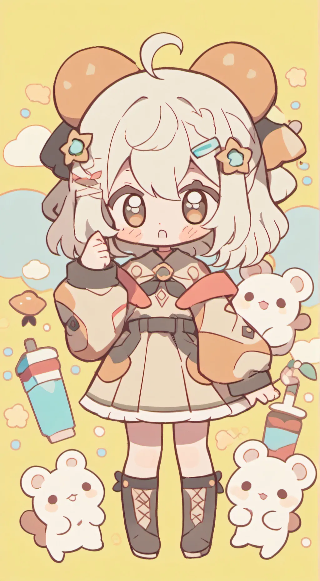 ai character: Ni-ki background