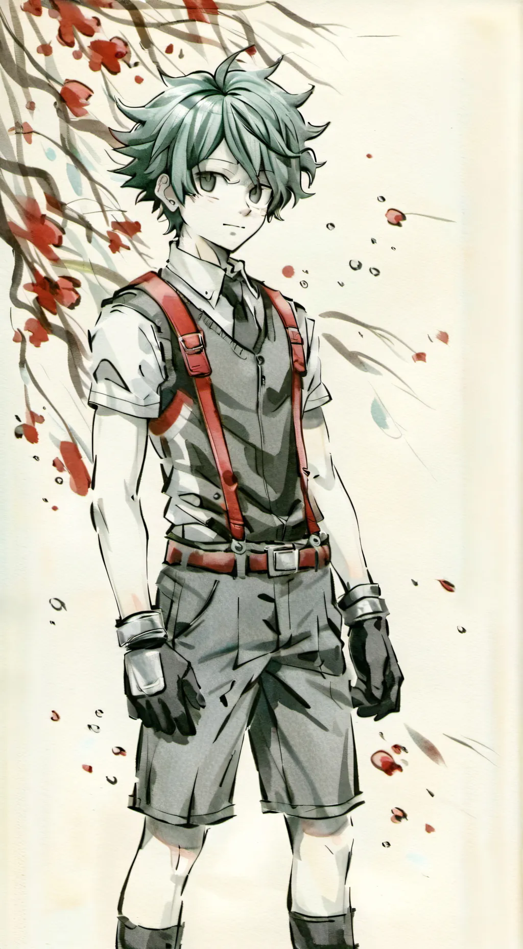 ai character: Deku  background