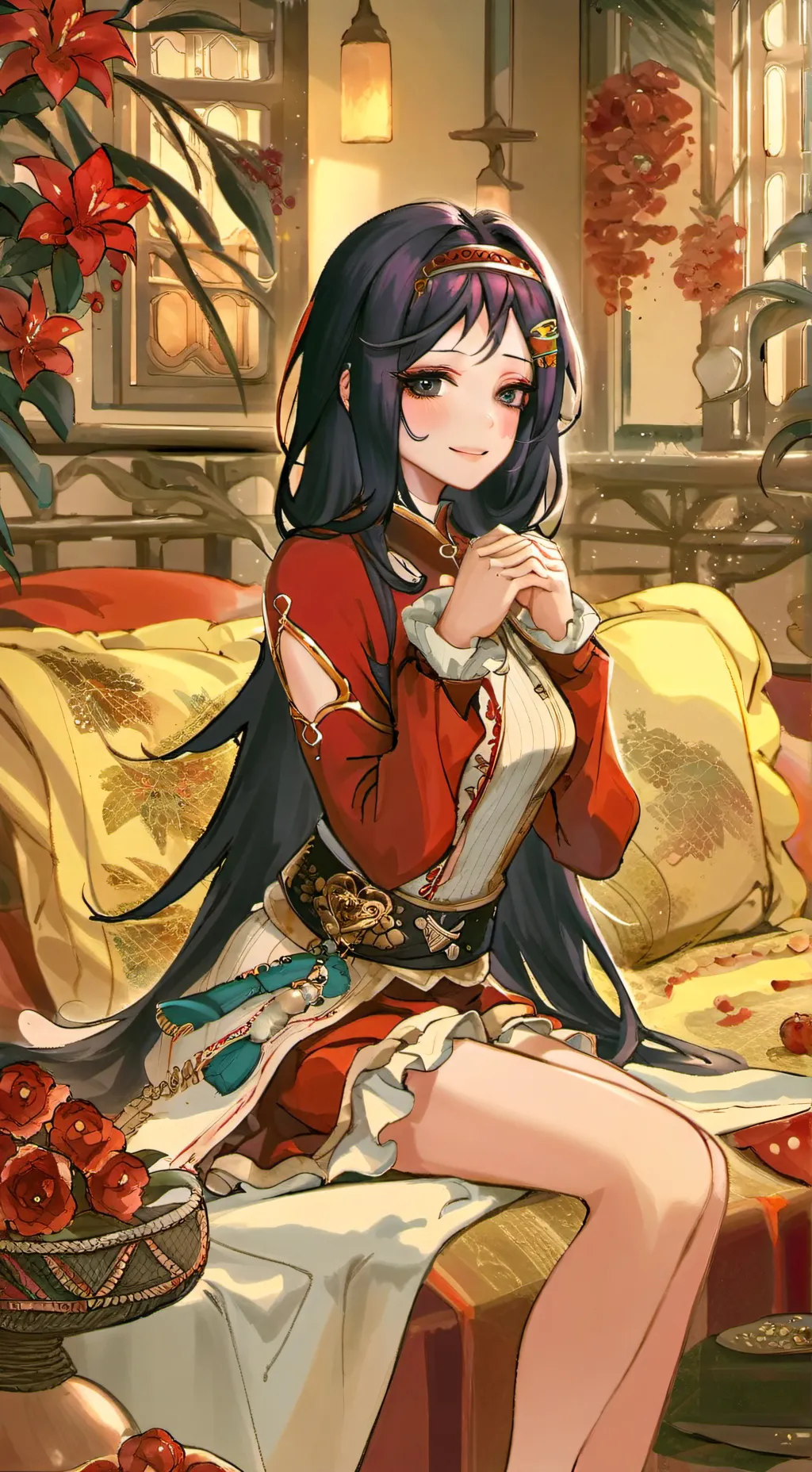 ai character: Тиана background