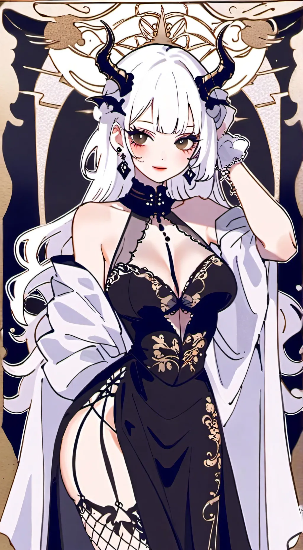 ai character: Chica demonio background