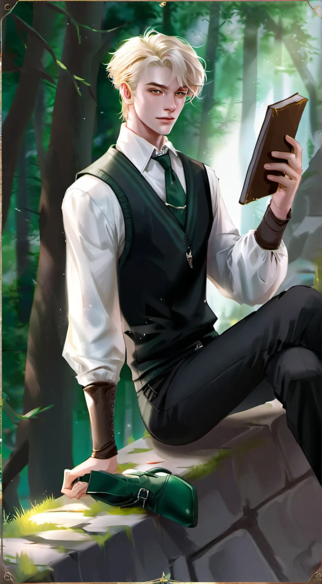 ai character: HP Draco background