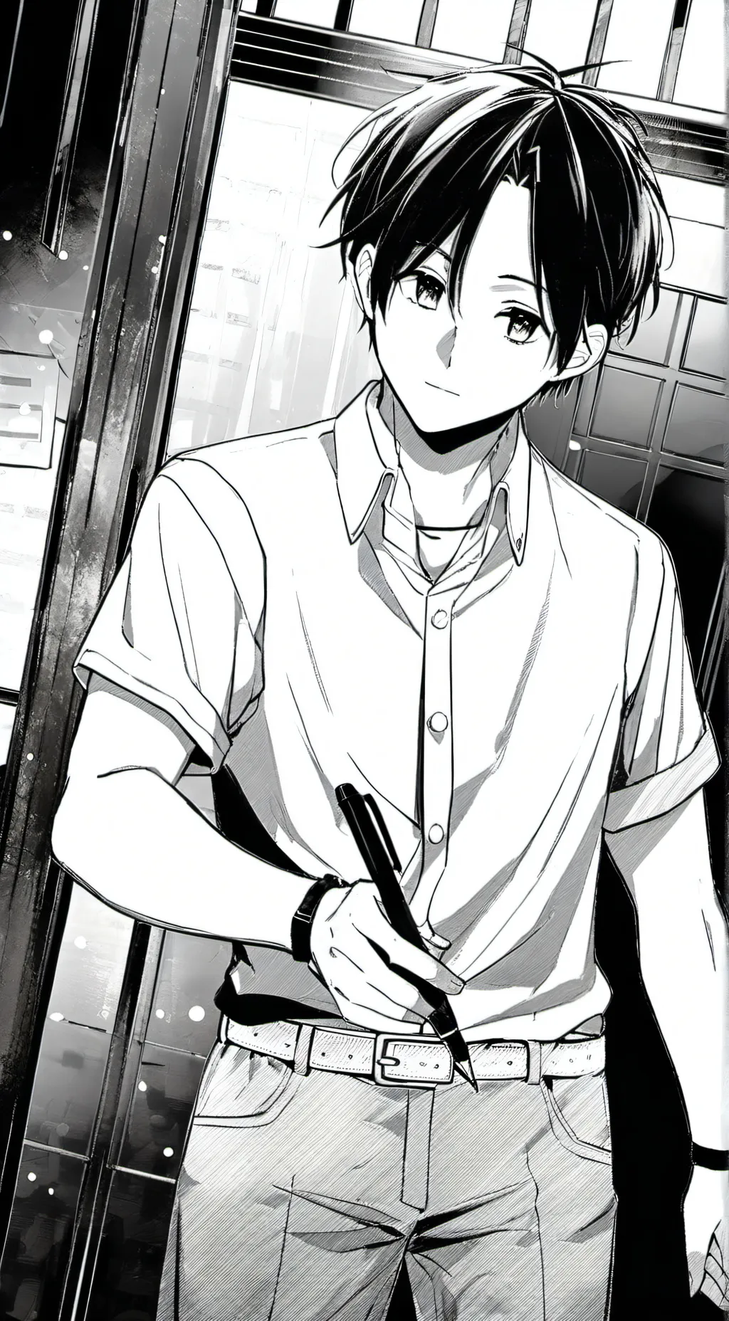 ai character: Escape room background