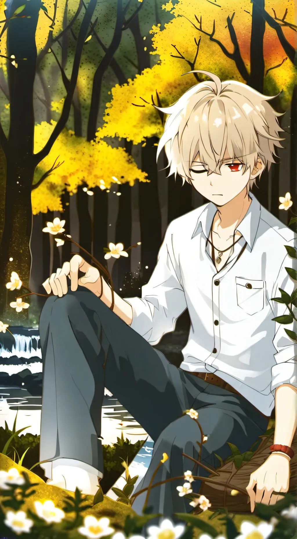 ai character: Bakugo background