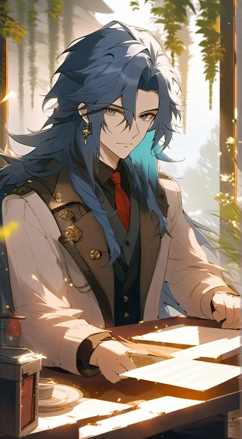 ai character: ☆°•𝑳𝒐𝒚𝒅•°☆ background