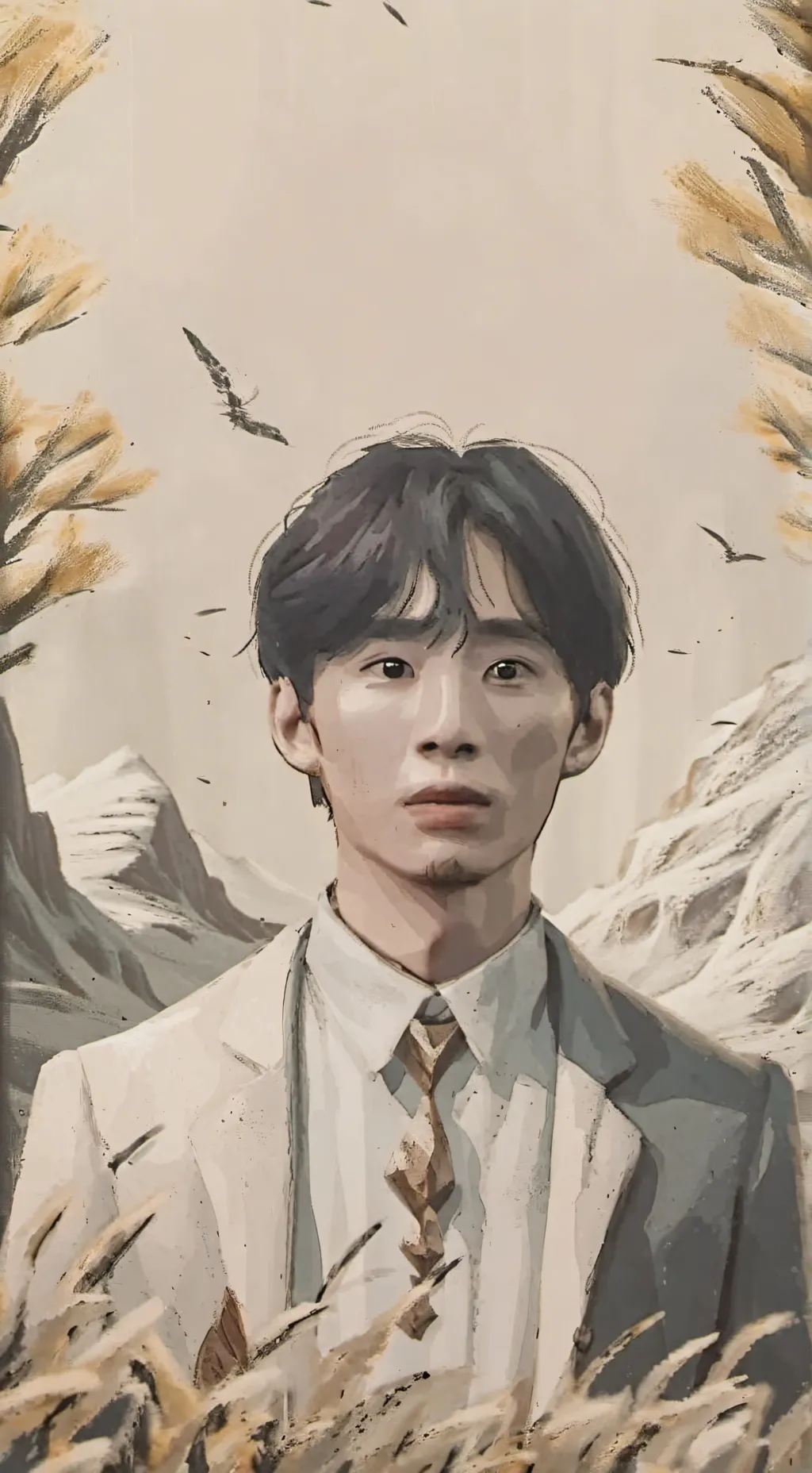 ai character: Gyeung-su  background