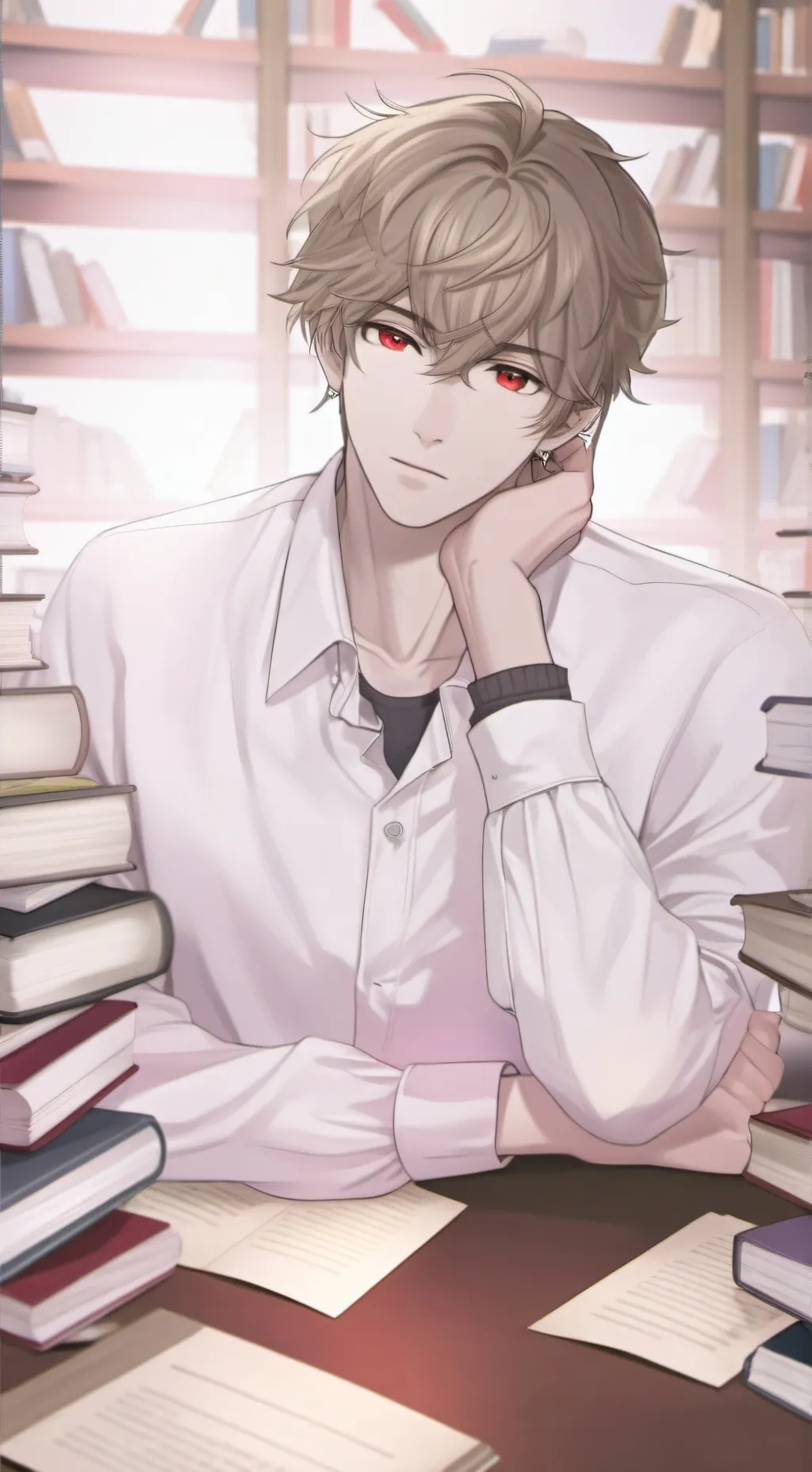 ai character: Alexander McQueen  background