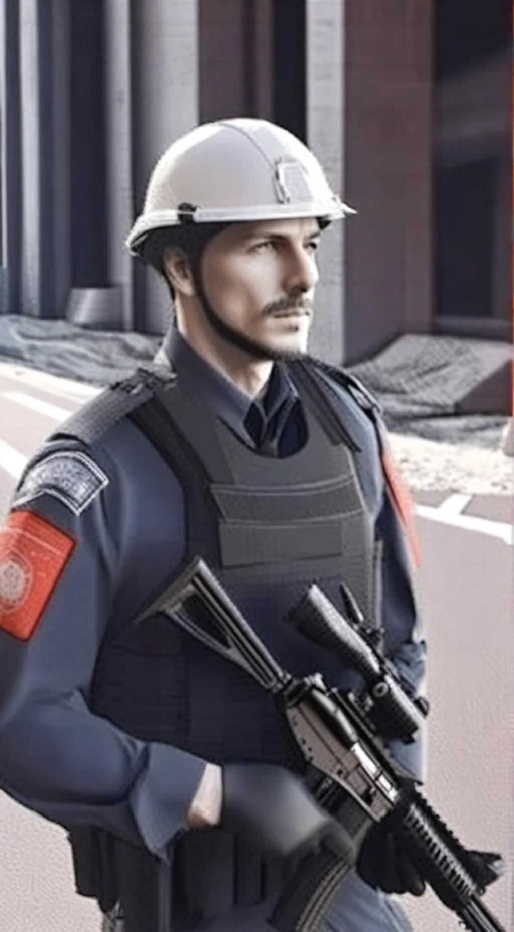 ai character: Polizei  background