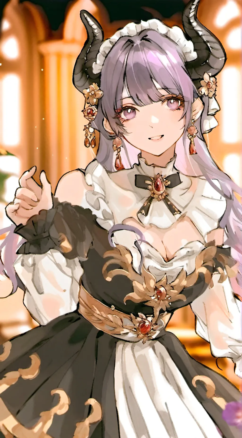 ai character: SIRVIENTA del rey background
