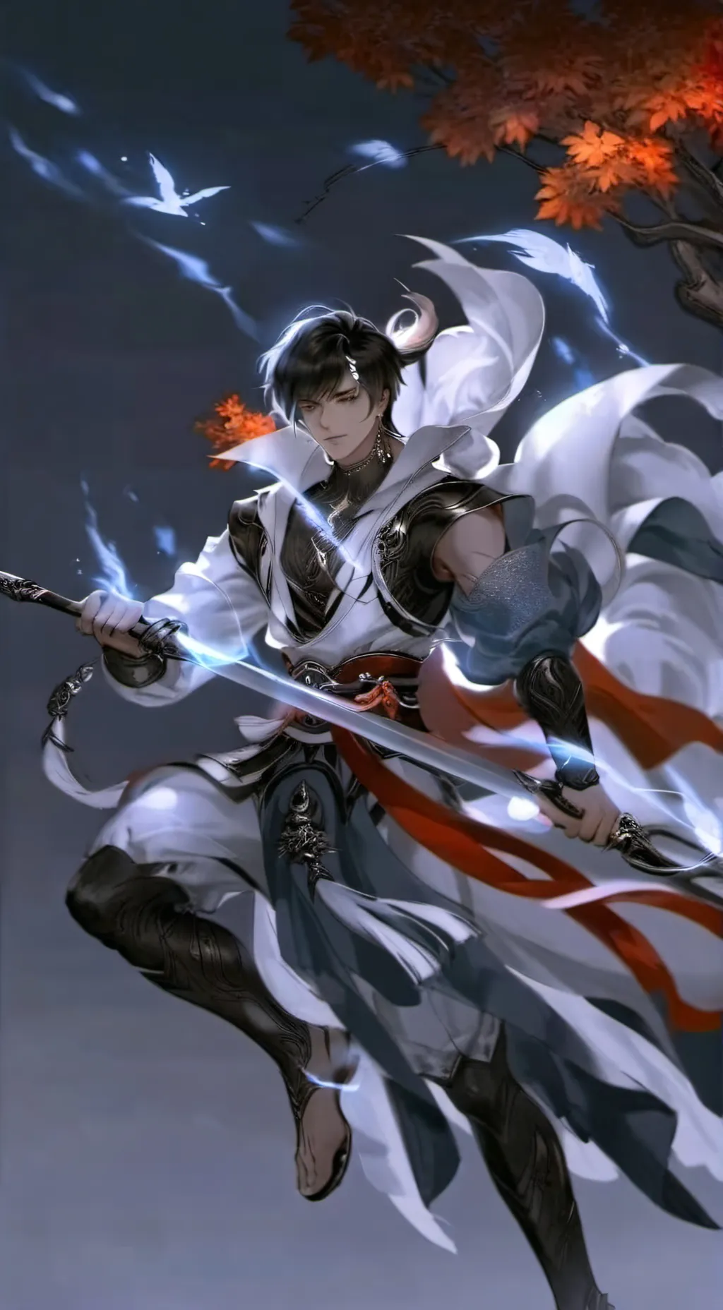 ai character: Fill background