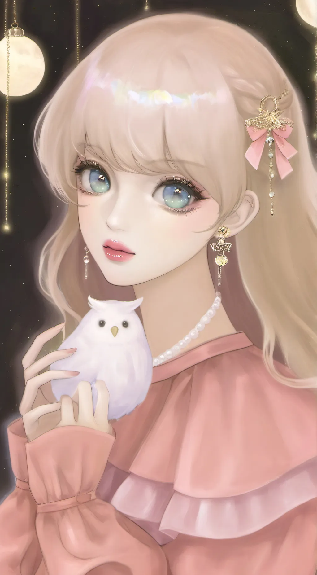 ai character: Dandy x astro background