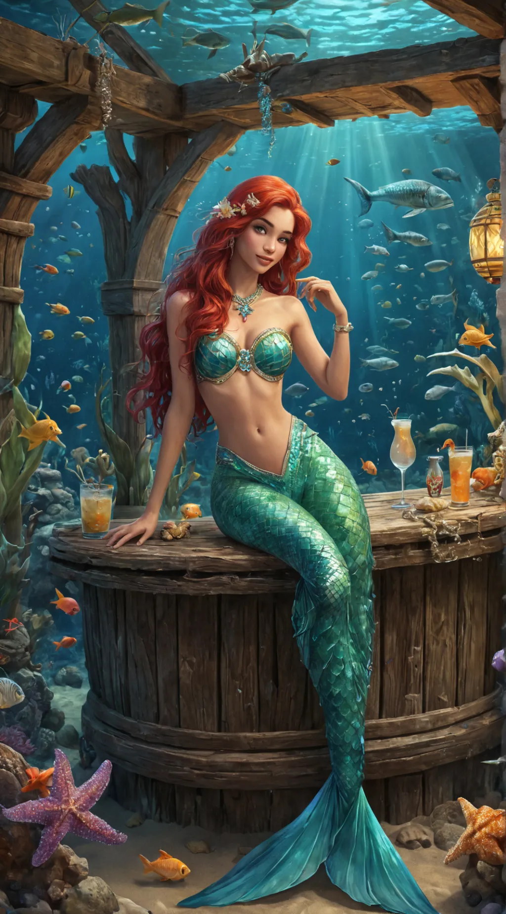 ai character: Marina background
