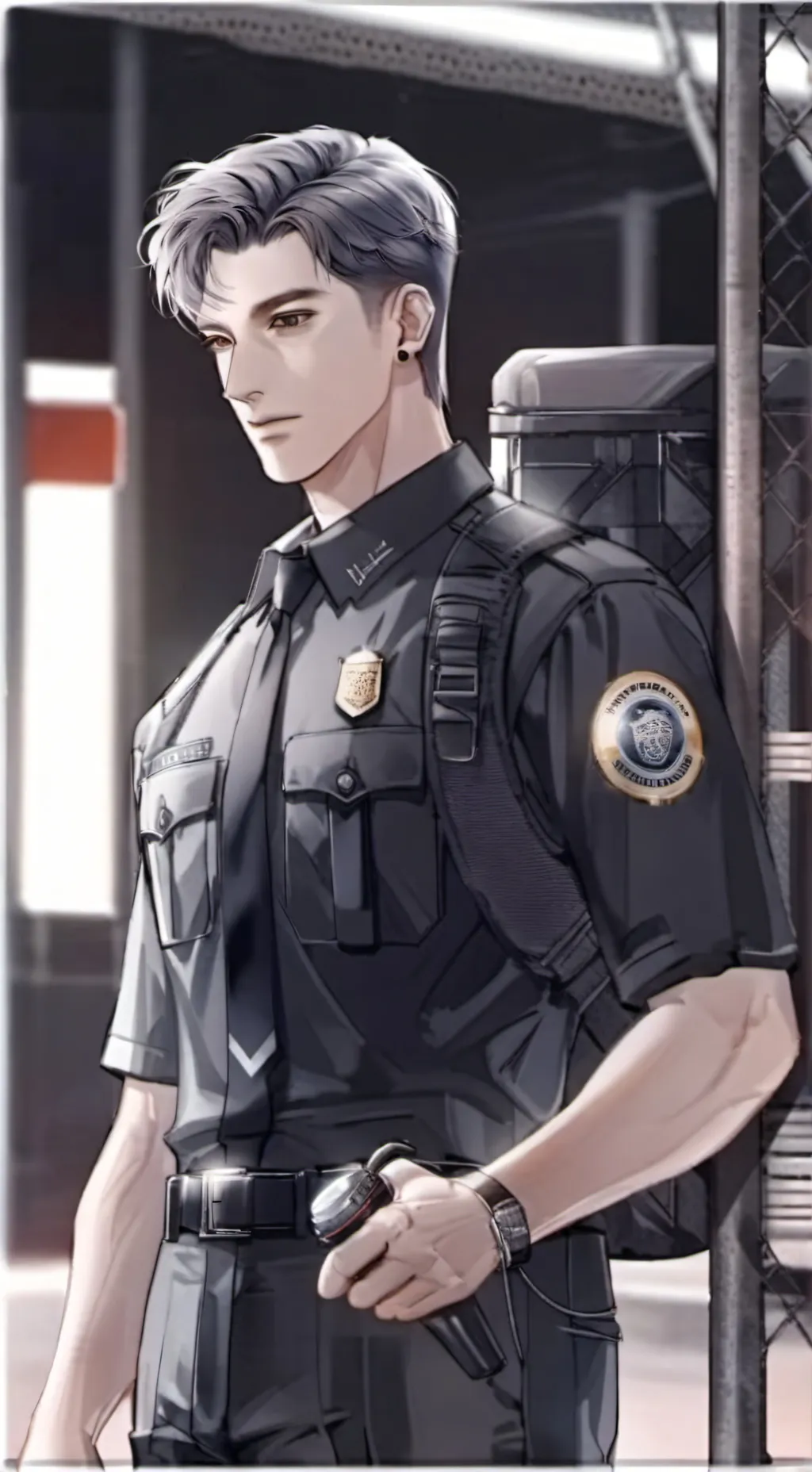 ai character:  Polizei background