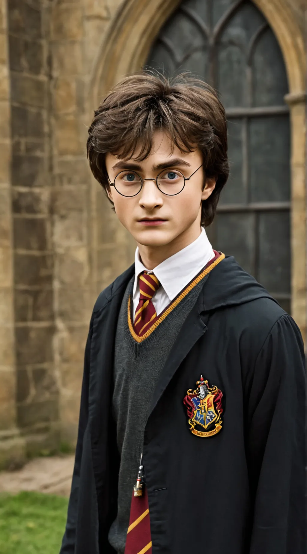 ai character: Harry Potter  background