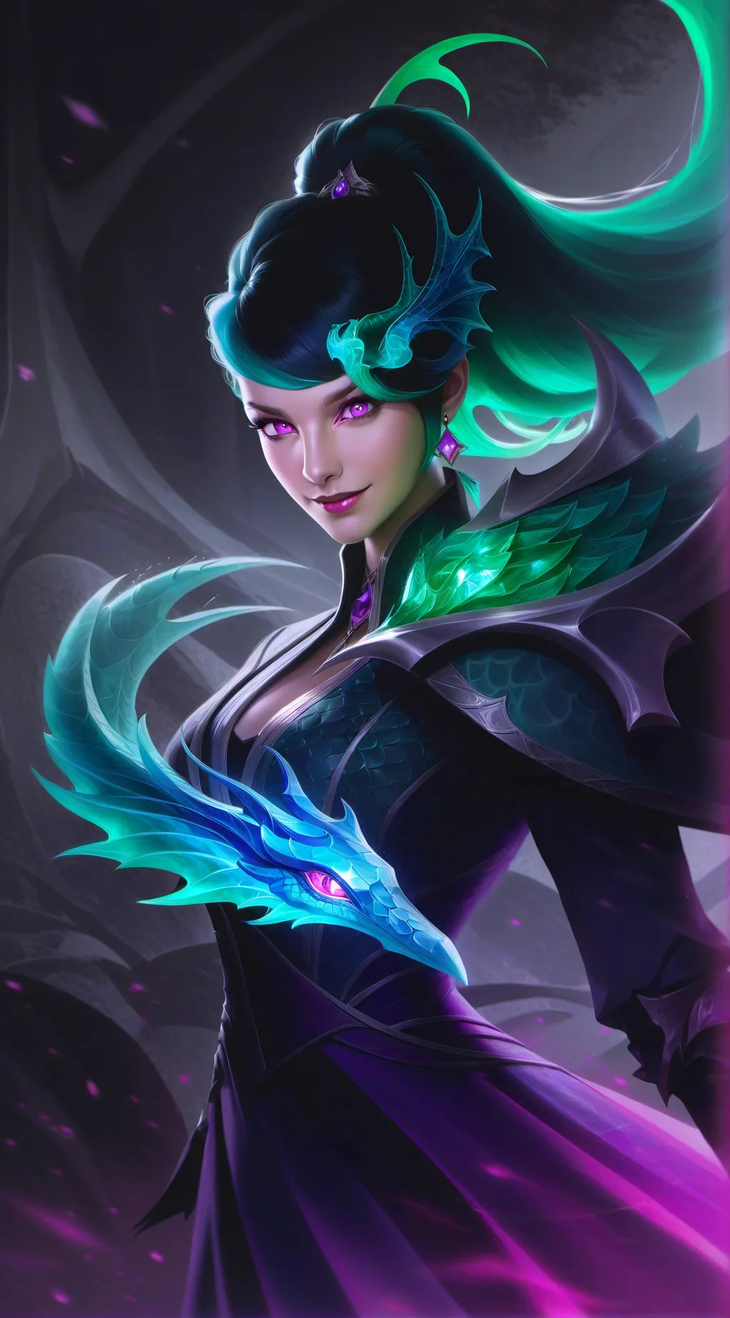 ai character: Araisha  background