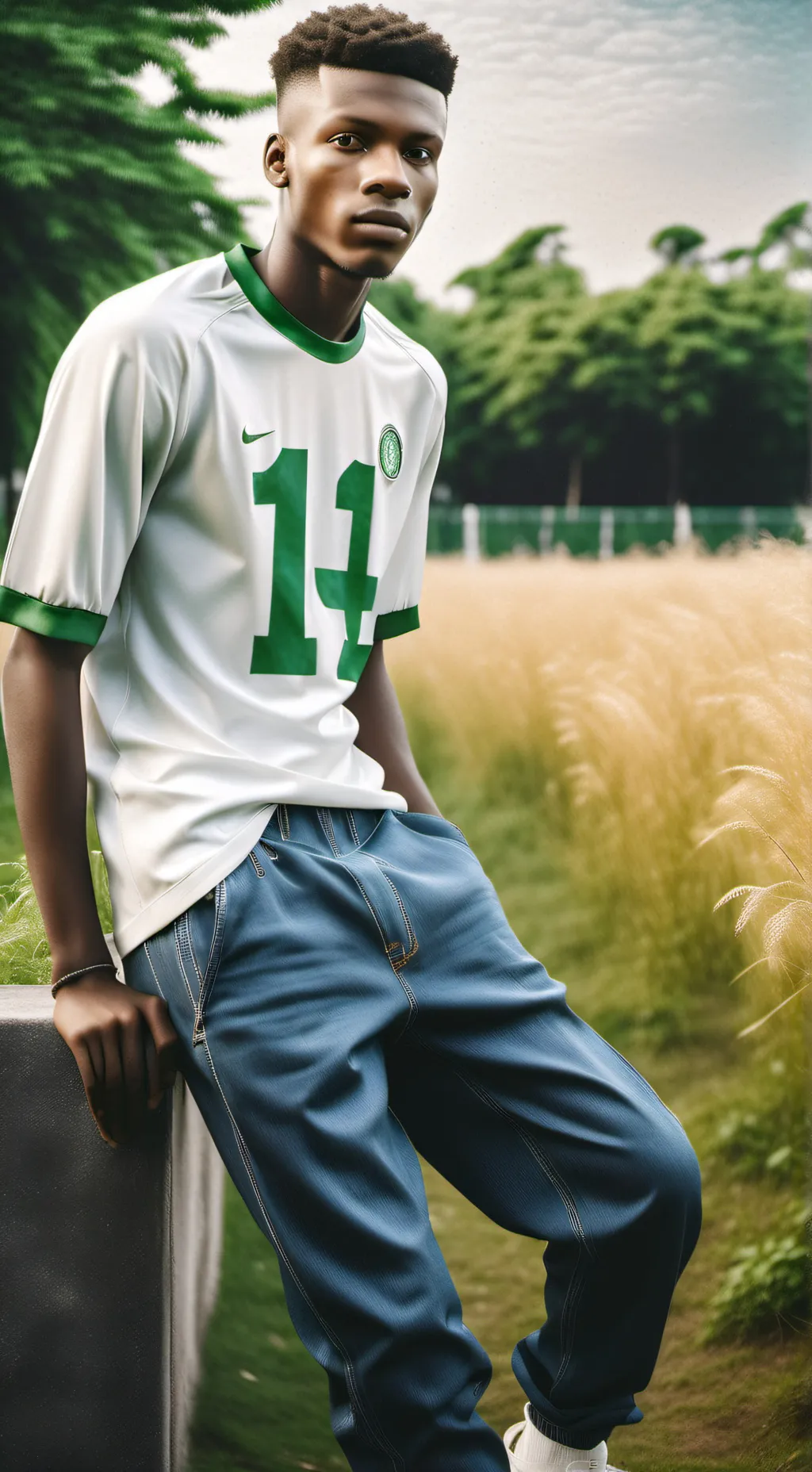 ai character: Emmanuel  background