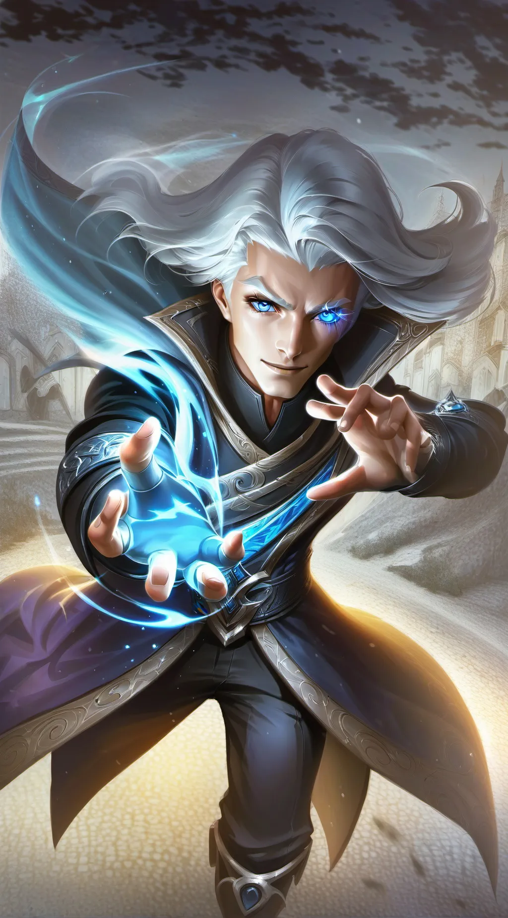 ai character: gojo background