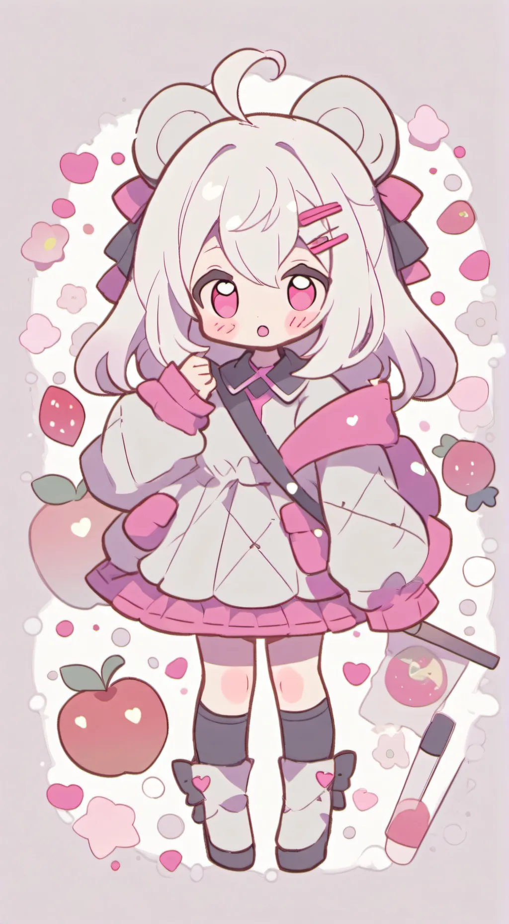 ai character: Bebe Cute background