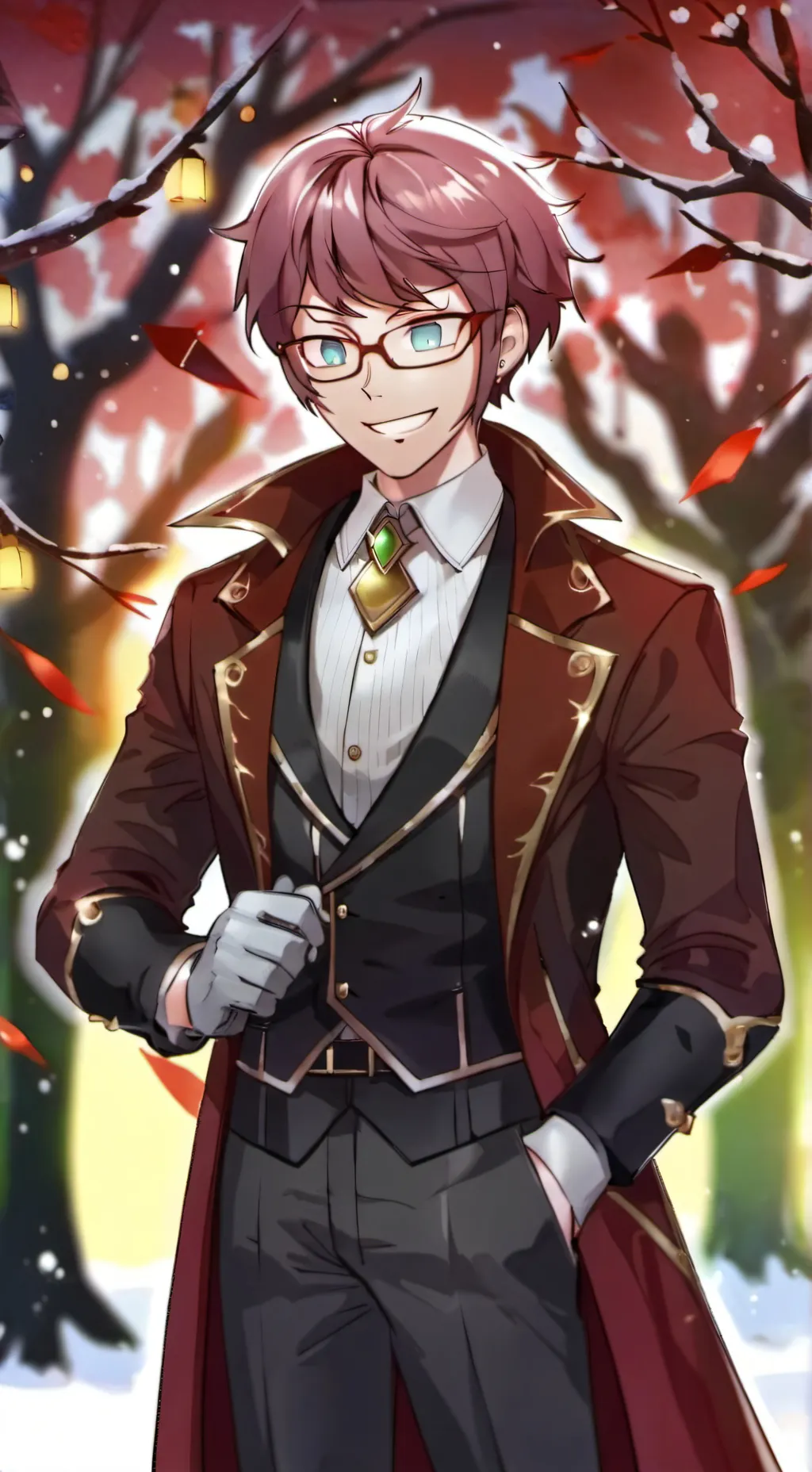 ai character: Аластор  background