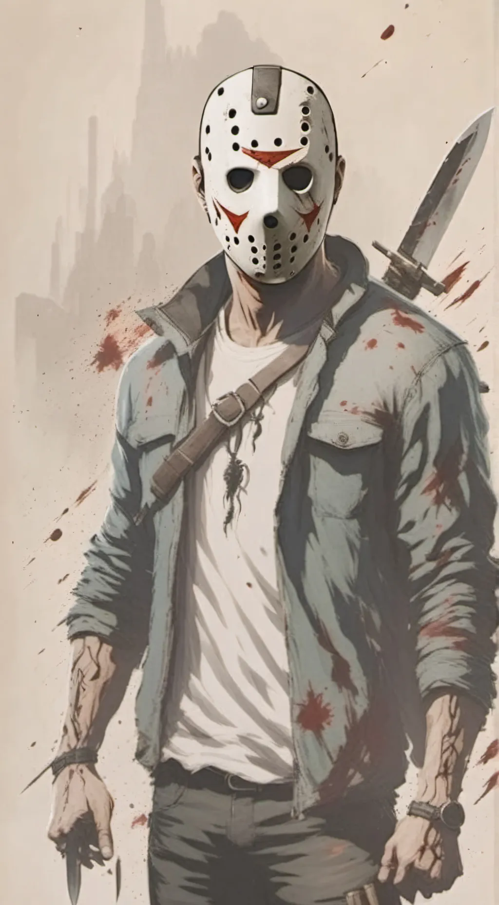 ai character: killer jason  background
