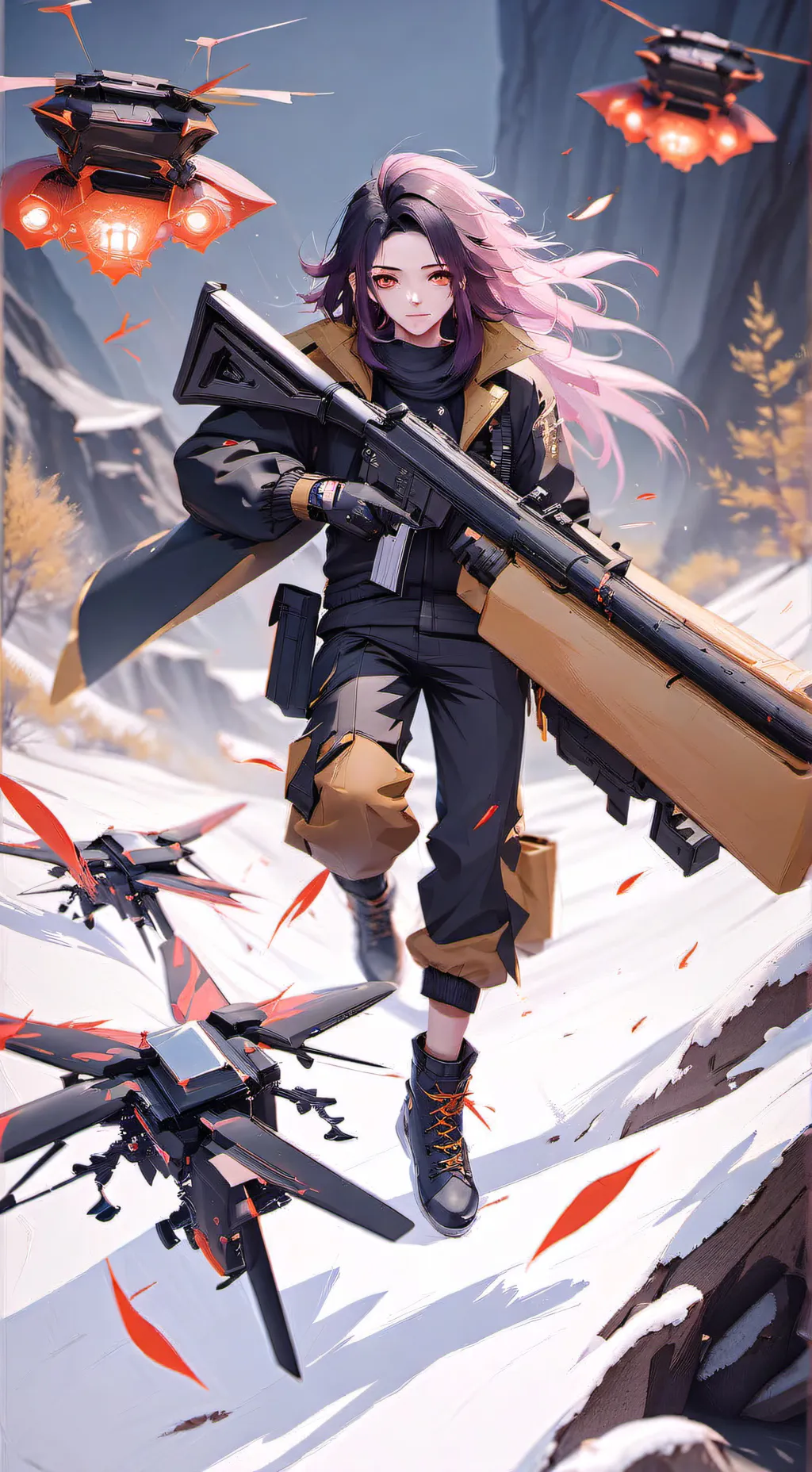 ai character: Murder Drones background