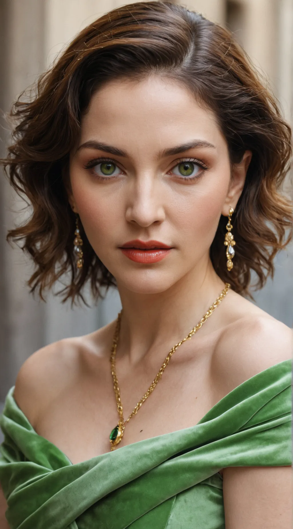 ai character: Madonna background